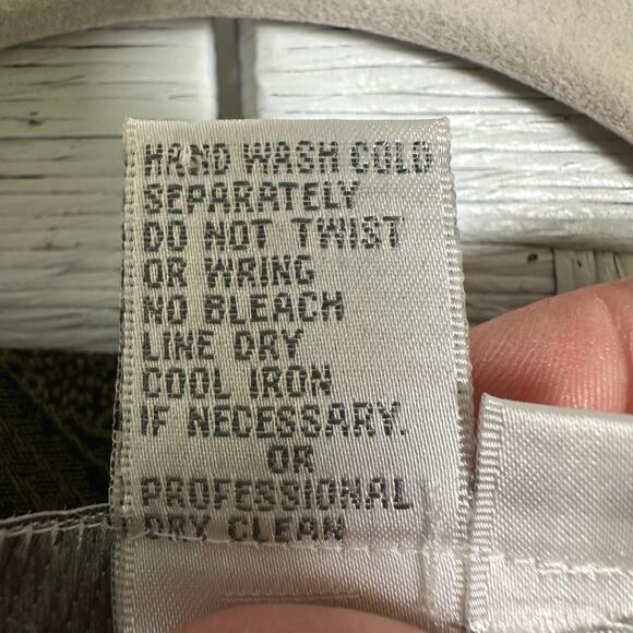 Linda David cardigan 1 button over jacket lightweight green paisley plus size ￼ - Picture 5 of 11